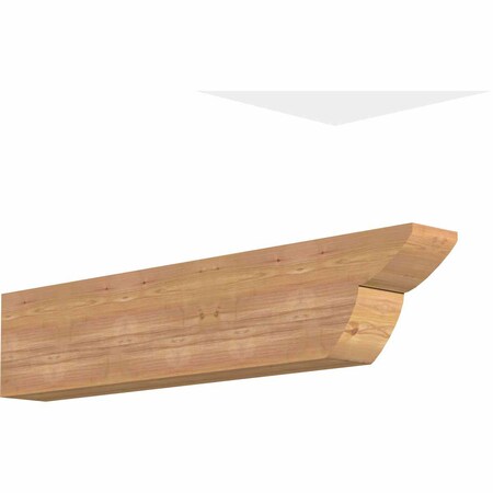 Ekena Millwork Crestline Smooth Rafter Tail, Western Red Cedar, 5 1/2"W x 10"H x 48"L RFT06X10X48CRE00SWR